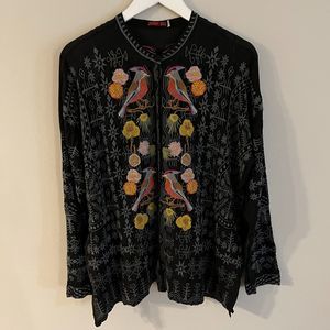 Johnny Was Alani Blouse Size Medium